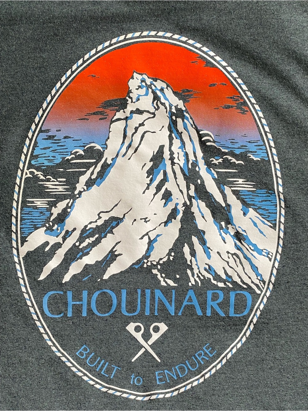 Patagonia Chouinard Graphic Men’s Short-Sleeve Pocket Tee in Charcoal Gray - Picture 9 of 11